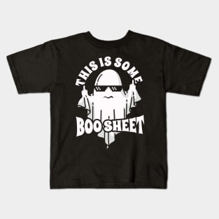 this is some boo sheet- cool boo ghost Kids T-Shirt